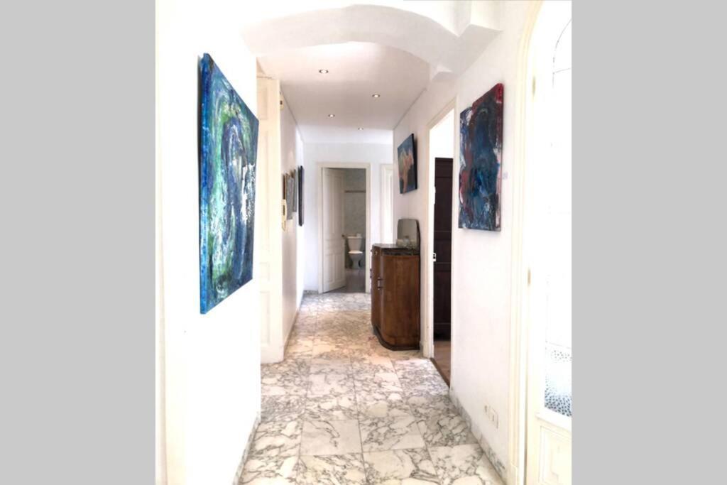 Spacious 3 Bedroom Flat Nice Center - Magnificent View-Parking Bagian luar foto