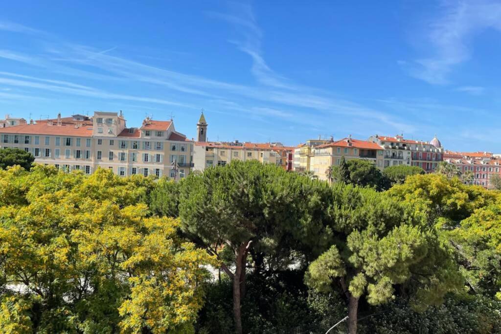 Spacious 3 Bedroom Flat Nice Center - Magnificent View-Parking Bagian luar foto