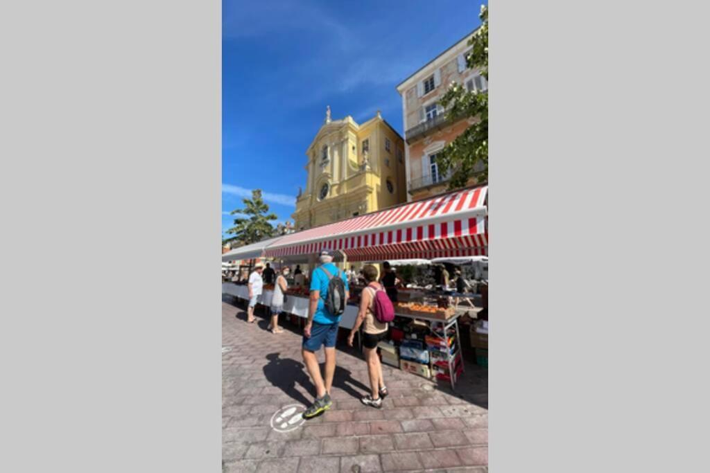 Spacious 3 Bedroom Flat Nice Center - Magnificent View-Parking Bagian luar foto