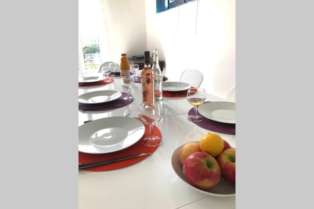 Spacious 3 Bedroom Flat Nice Center - Magnificent View-Parking Bagian luar foto