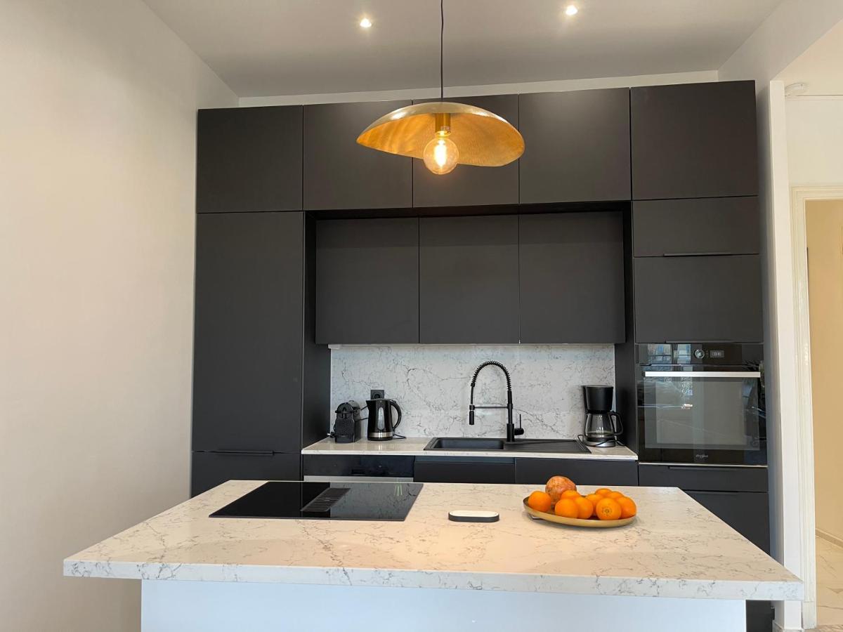 Spacious 3 Bedroom Flat Nice Center - Magnificent View-Parking Bagian luar foto