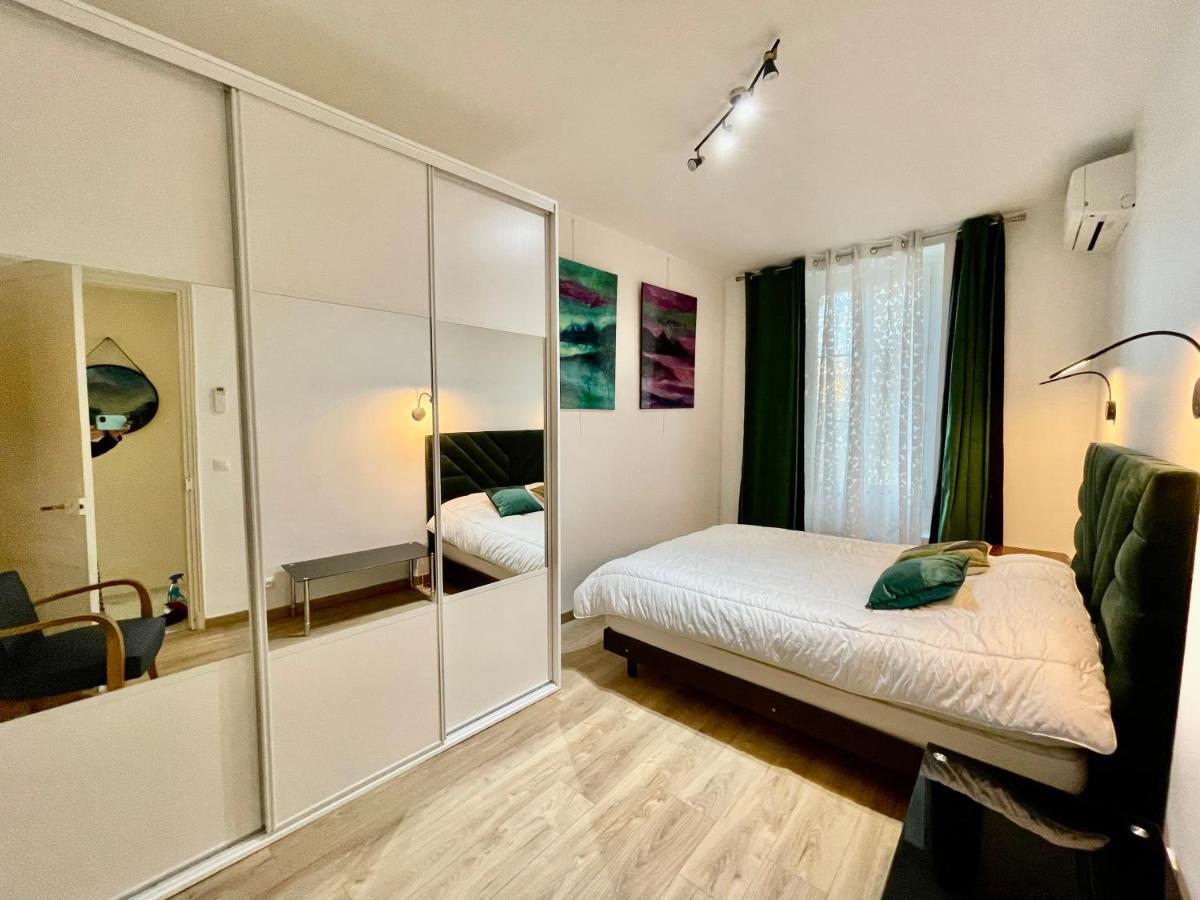 Spacious 3 Bedroom Flat Nice Center - Magnificent View-Parking Bagian luar foto