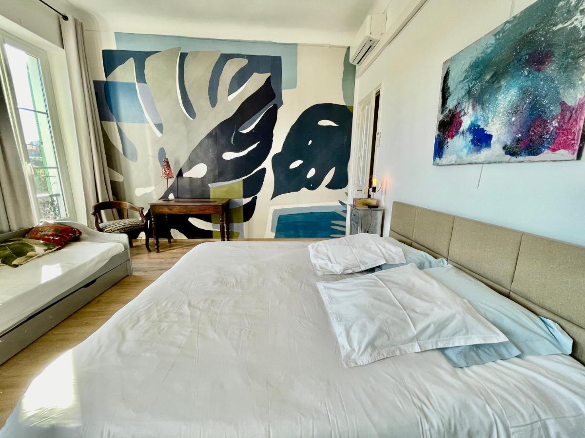 Spacious 3 Bedroom Flat Nice Center - Magnificent View-Parking Bagian luar foto