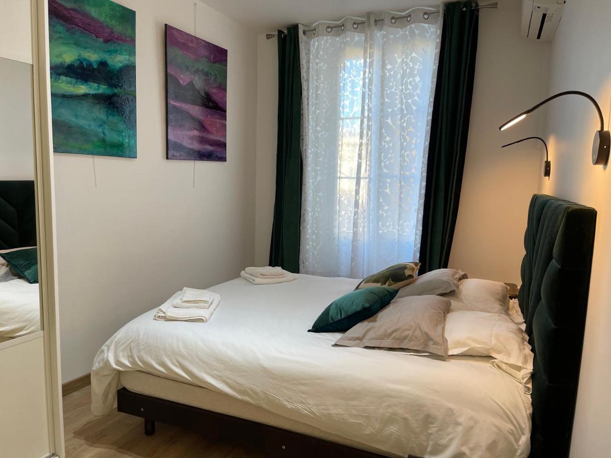 Spacious 3 Bedroom Flat Nice Center - Magnificent View-Parking Bagian luar foto