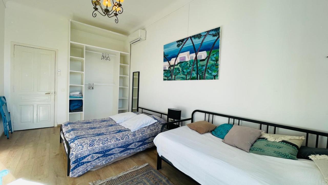 Spacious 3 Bedroom Flat Nice Center - Magnificent View-Parking Bagian luar foto